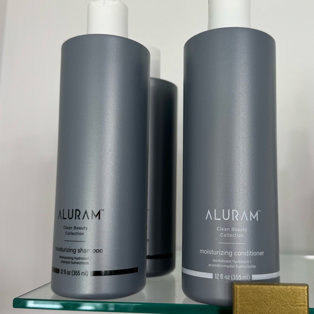 Aluram full-size shampoo and conditioner